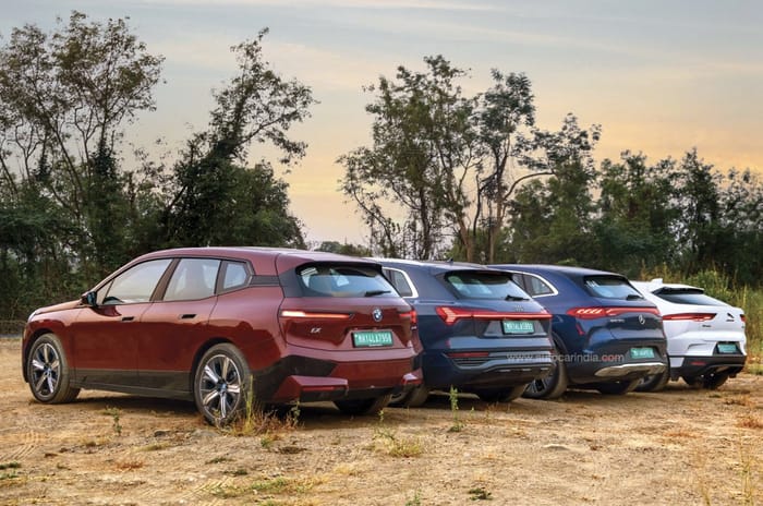 Comparison: Mercedes EQE SUV vs Audi Q8 e tron vs BMW iX vs Jaguar I Pace